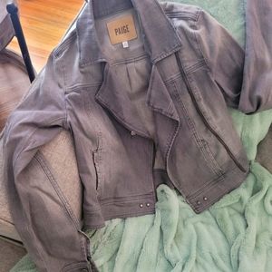 Paige women demim grey jacket